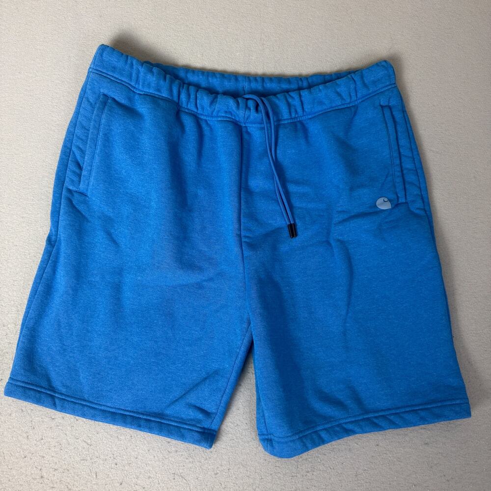 Carhartt Men’s XL Blue Relaxed Fit Midweight Fleece Sweat Shorts BS5840-M